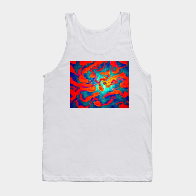 Flame Nebula Tank Top by JustinKosch